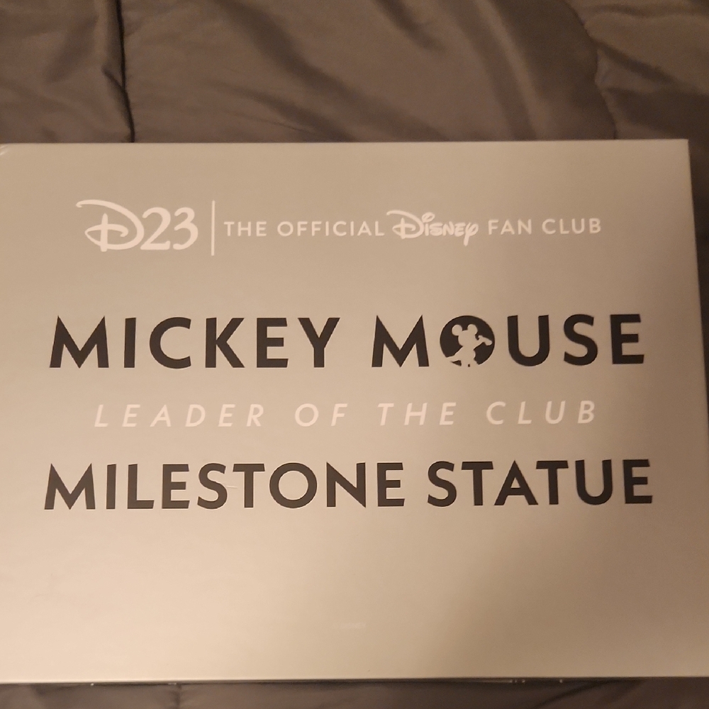 Disney D23 Mickey Mouse Milestone  Statue With Box
